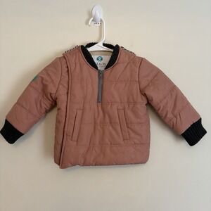 Buckle Me Baby Carseat Safe Accessible Coat Jacket 18 Months Pink Fleece Lined